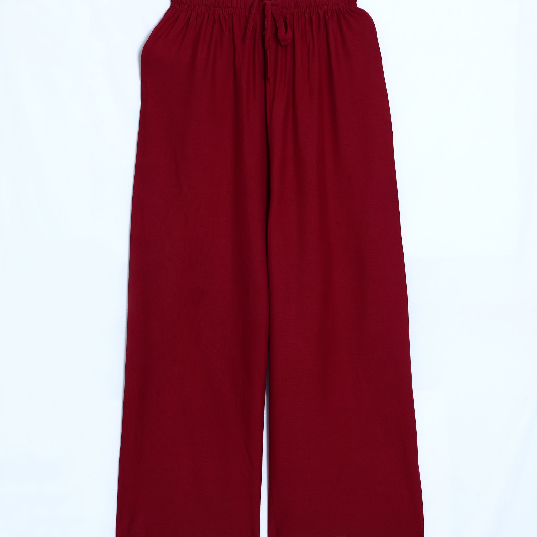 Maroon Colour Womens Palazzo