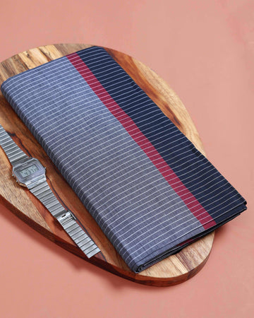 999 Brand Men’s Premium Cotton Striped Stitched Lungi 2.10 Meter Length - Multi