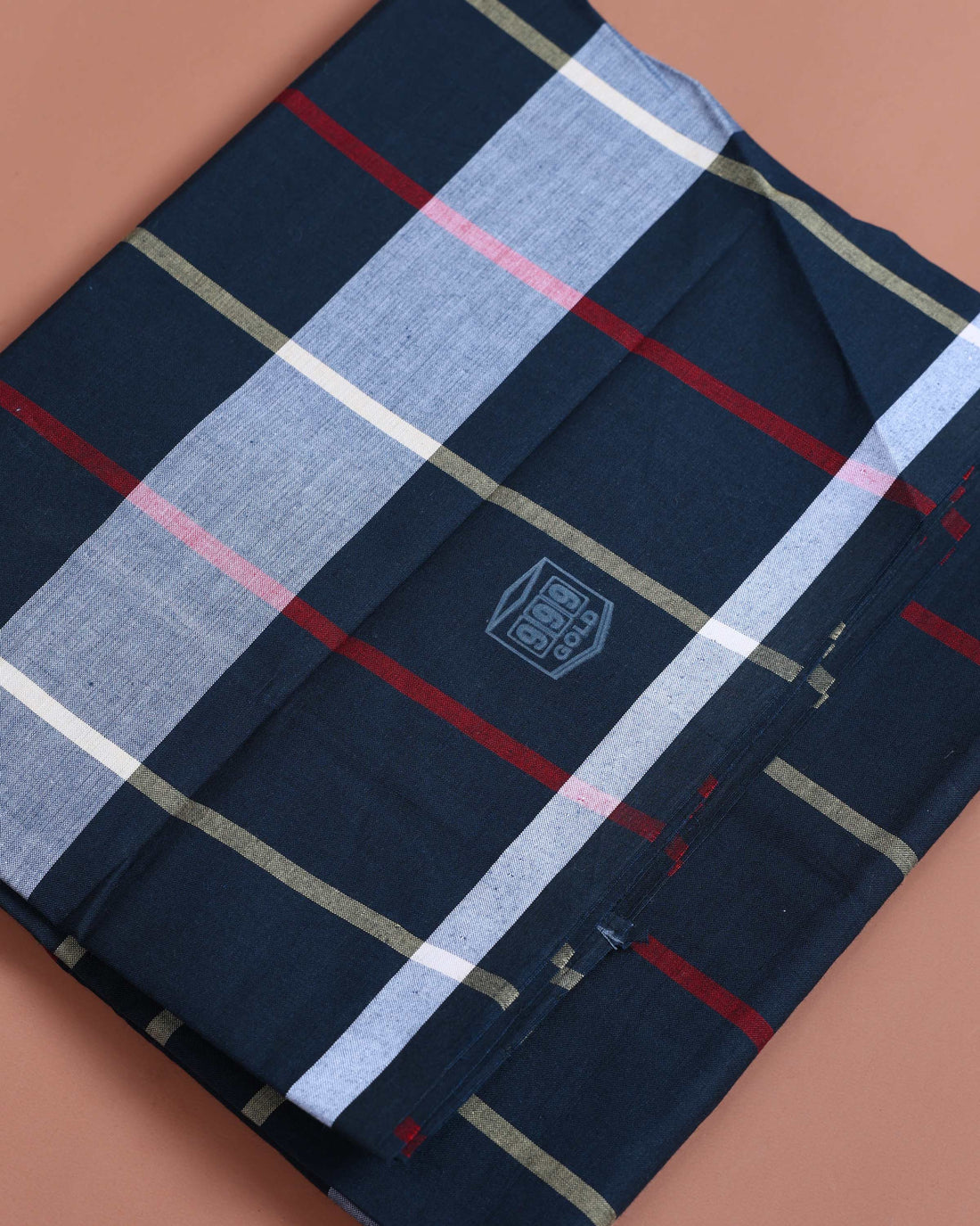 999 Brand Men’s Premium Cotton Striped Stitched Lungi 2.10 Meter Length - Multi