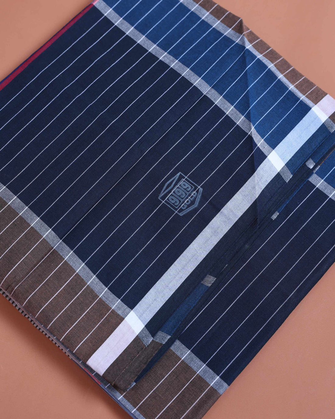 999 Brand Men’s Premium Cotton Striped Stitched Lungi 2.10 Meter Length - Multi