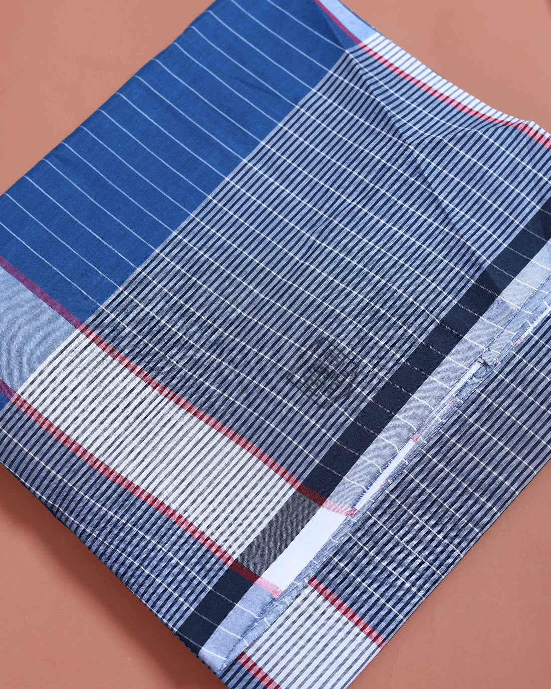 999 Brand Men’s Premium Cotton Striped Stitched Lungi 2.10 Meter Length - Multi