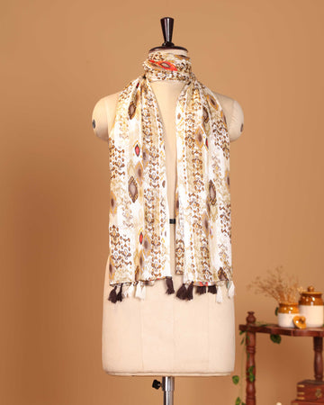 Classic Digital Printed Women's Stole - Multi