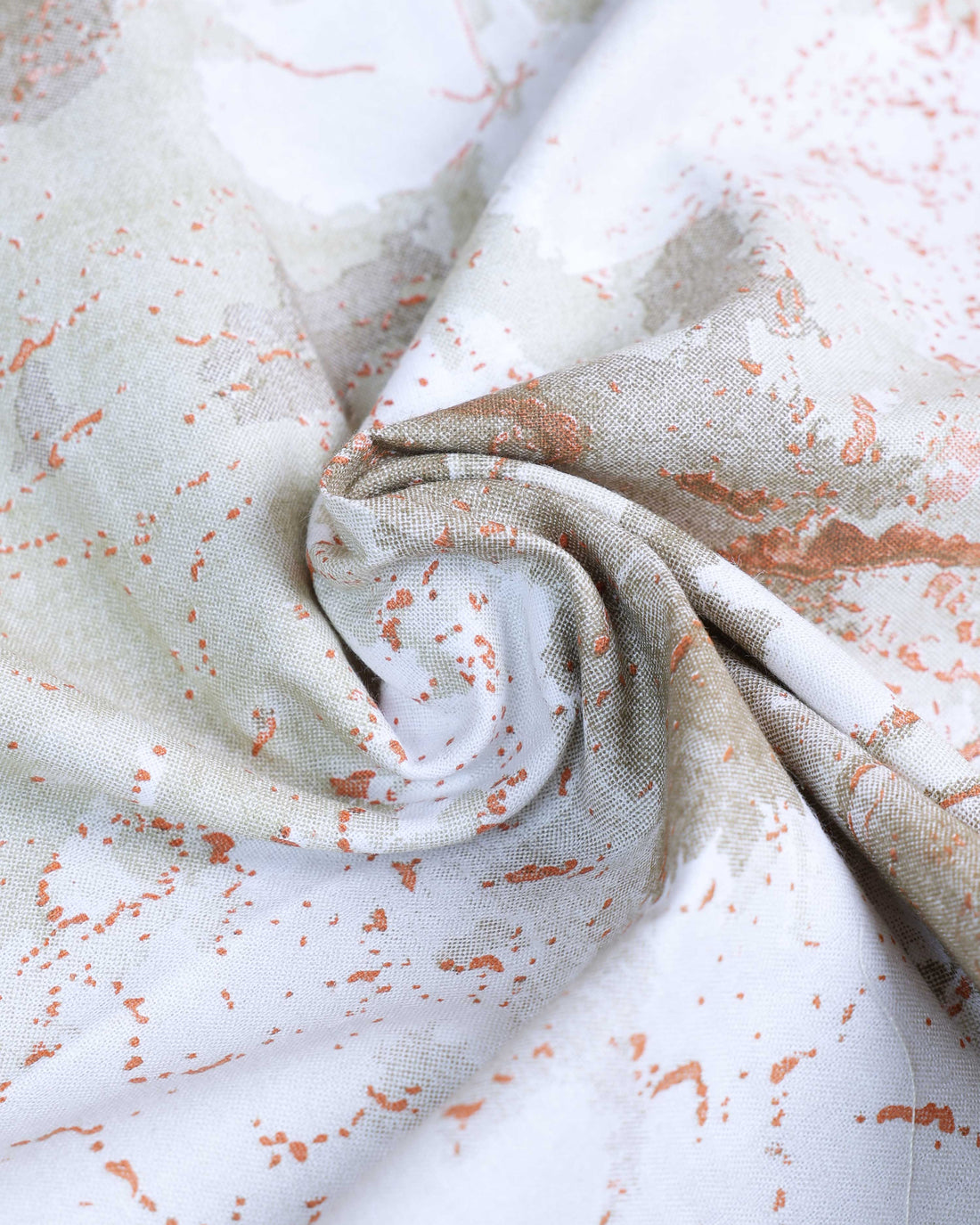 Marble Design Single Bed Cover with Matching Pillow Cover Set - Multi