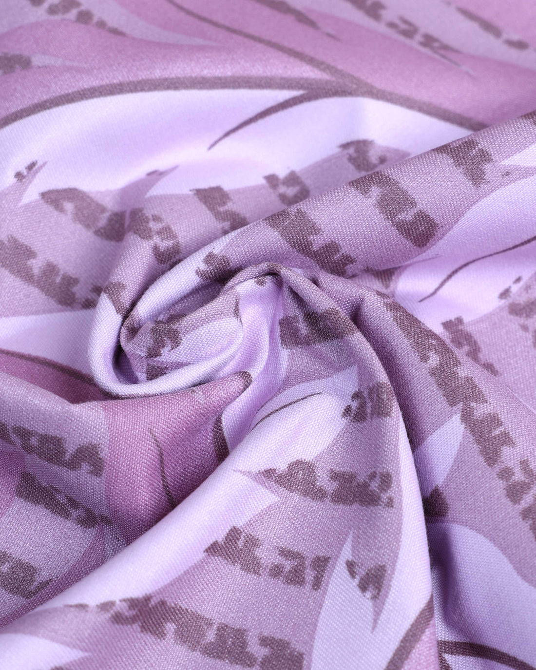 Leafy Scroll Print Design Queen Size Bed Cover with Matching Pillow Cover Set - Onion Pink