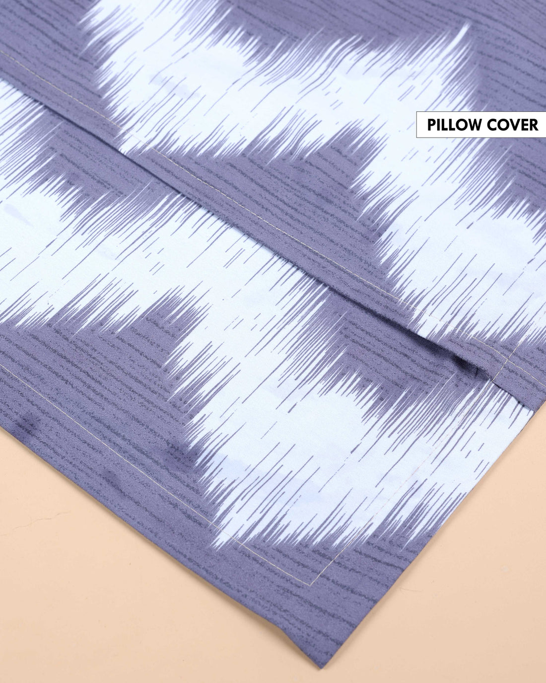 Elegant Abstract Pattern Bed Cover with Matching Pillow Cover Set - Grey