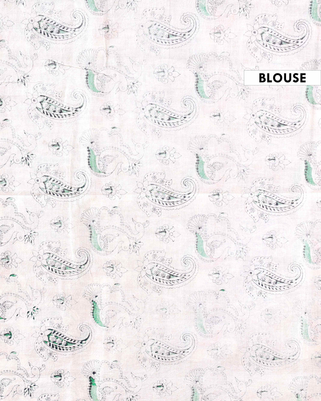 Traditional Kalamkari Cotton Saree with Traditional Paisley and Peacock Motifs - Brown