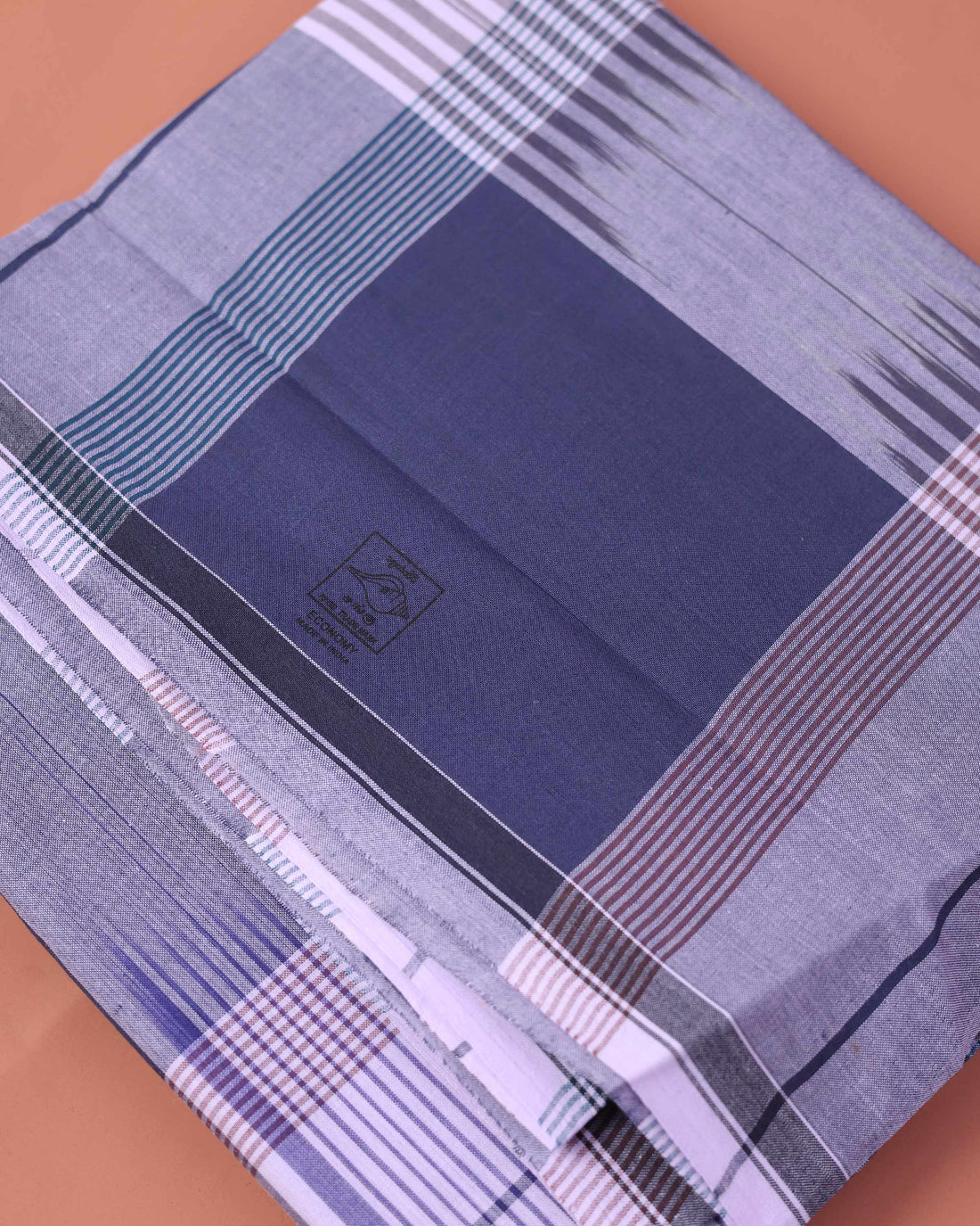 Men’s Sangu Brand Premium Cotton Lungi 2.10 Meter Length with Checked Pattern - Multi