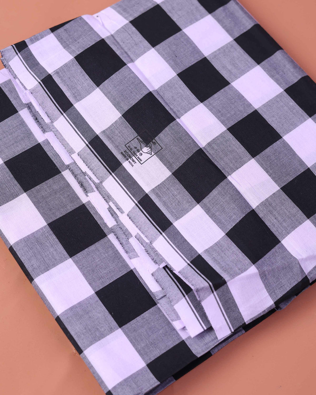 Men’s Sangu Brand Premium Cotton Lungi 2.10 Meter Length with Checked Pattern - Multi