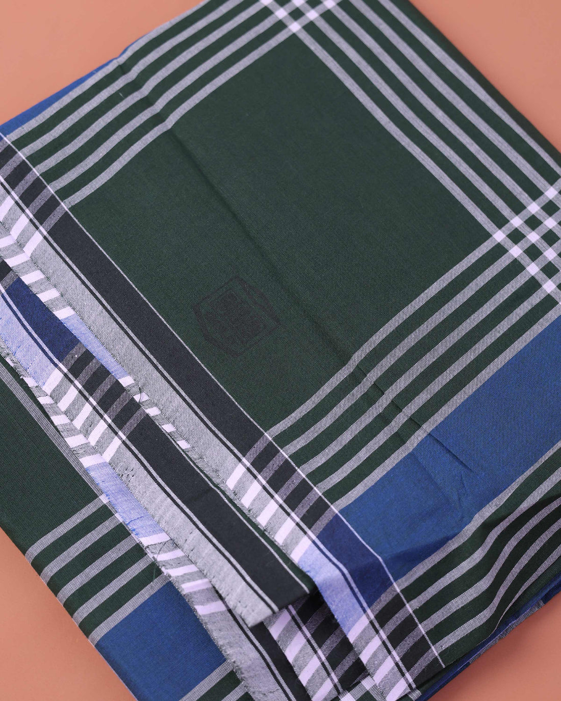 Men’s 999 Brand Premium Cotton Lungi 2.10 Meter Length with Checked Pattern - Multi