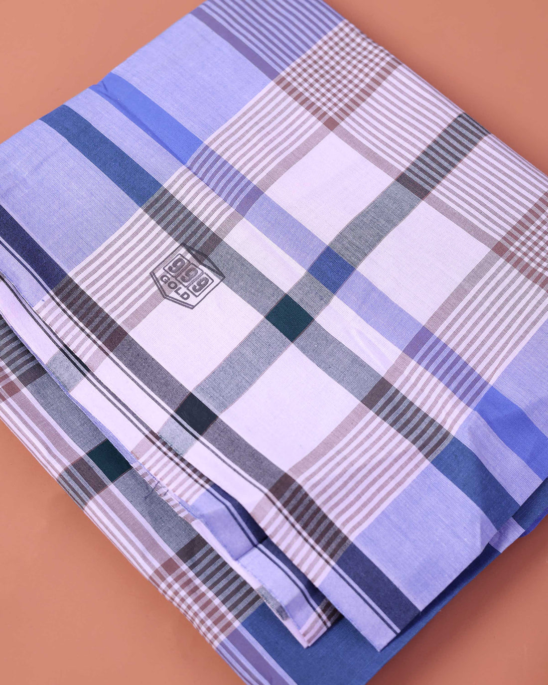 Men’s 999 Brand Premium Cotton Lungi 2.10 Meter Length with Striped Pattern - Multi