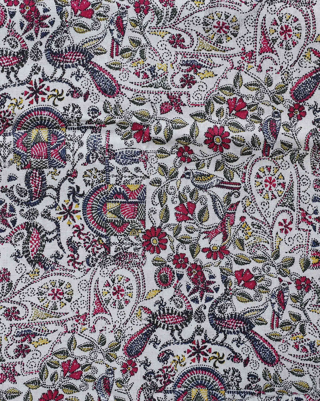 handloom-khadi-cotton-saree-with-contrast-printed-blouse-and-tassel-accents-pink-three