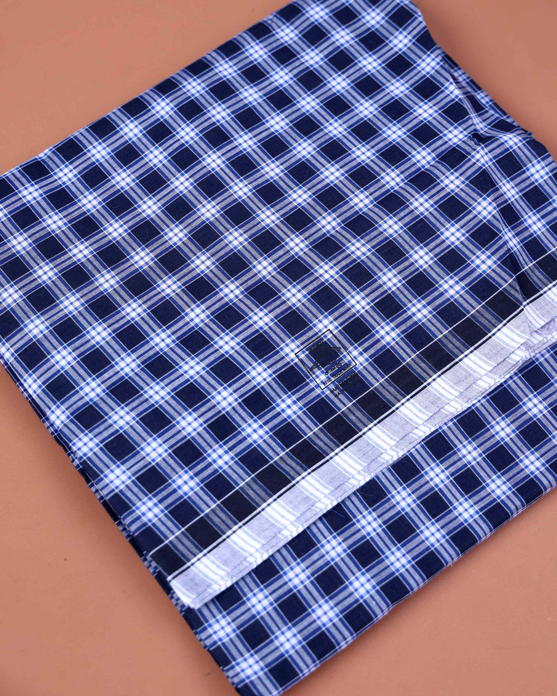 Sangu Brand Men's Premium Cotton Checked 2.10 Meter Stitched Lungi - Multi