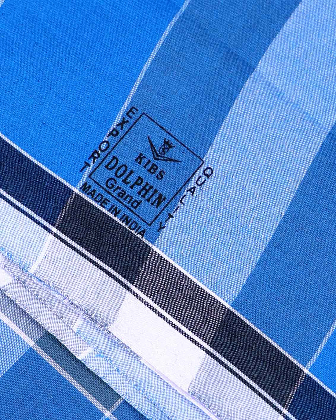 Kibs Brand Men's Premium Cotton Striped 2.20 Meter Stitched Lungi - Multi