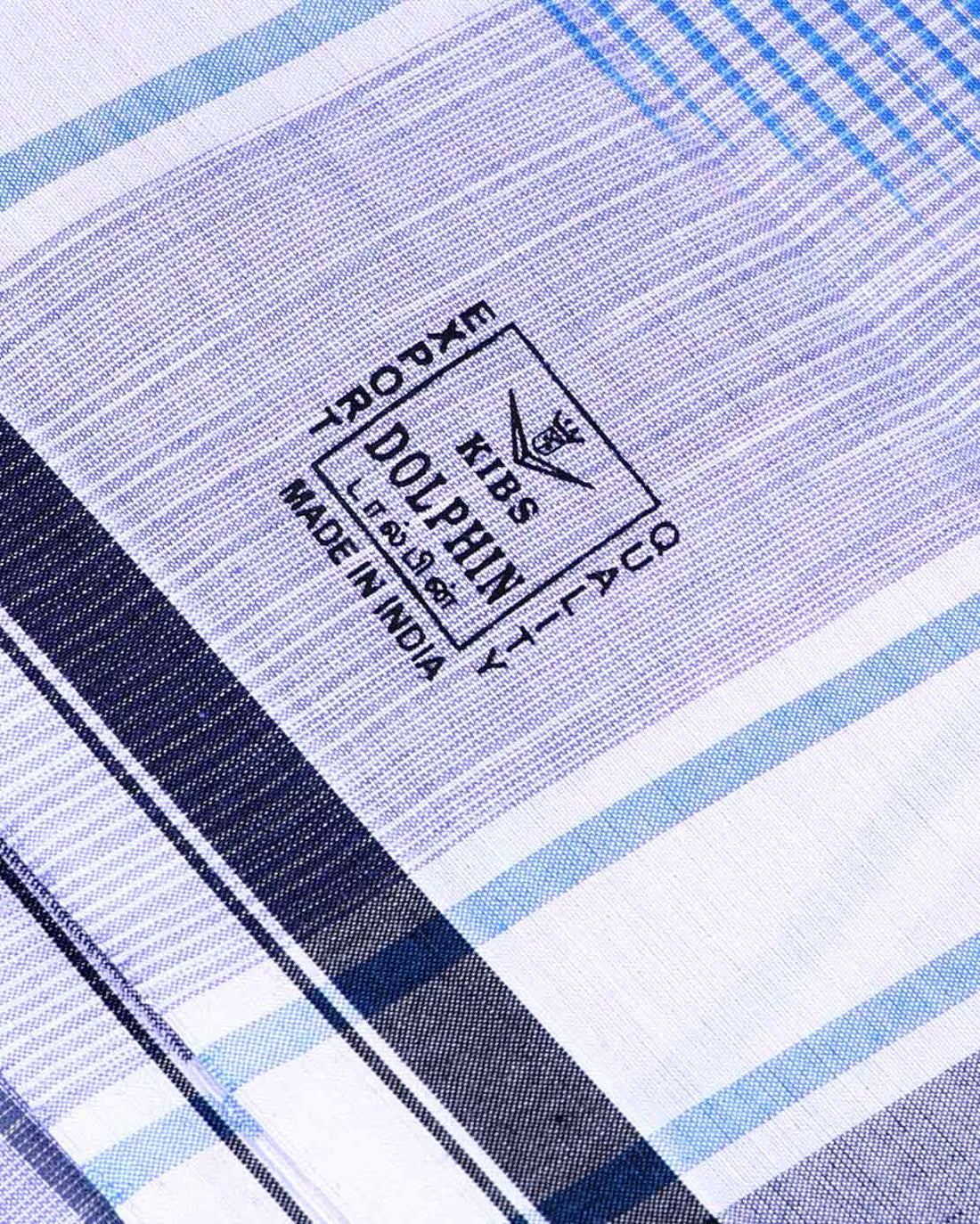 Kibs Brand Men's Premium Cotton Striped 2.20 Meter Stitched Lungi - Multi
