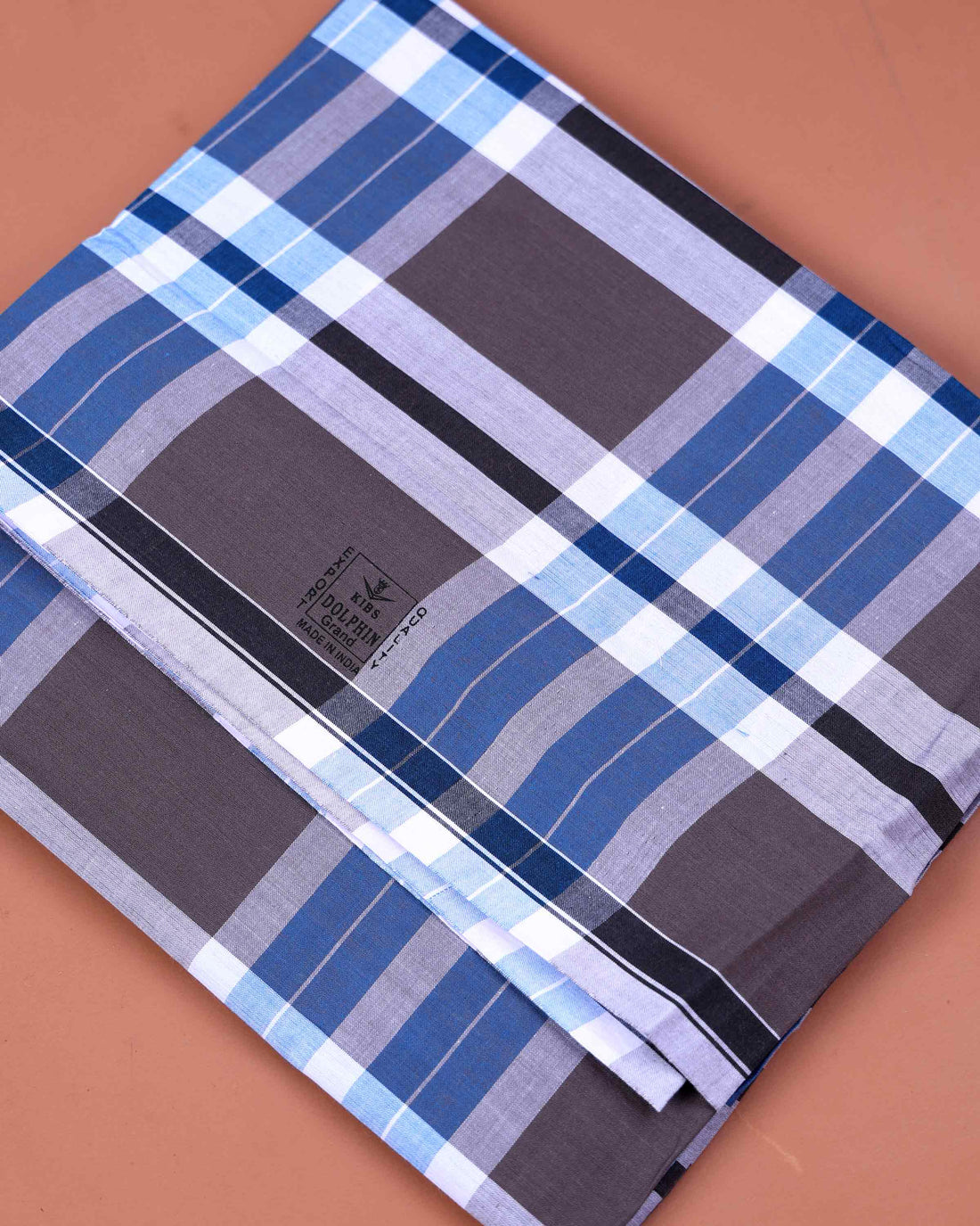 Kibs Brand Men's Premium Cotton Checked 2.20 Meter Stitched Lungi - Multi
