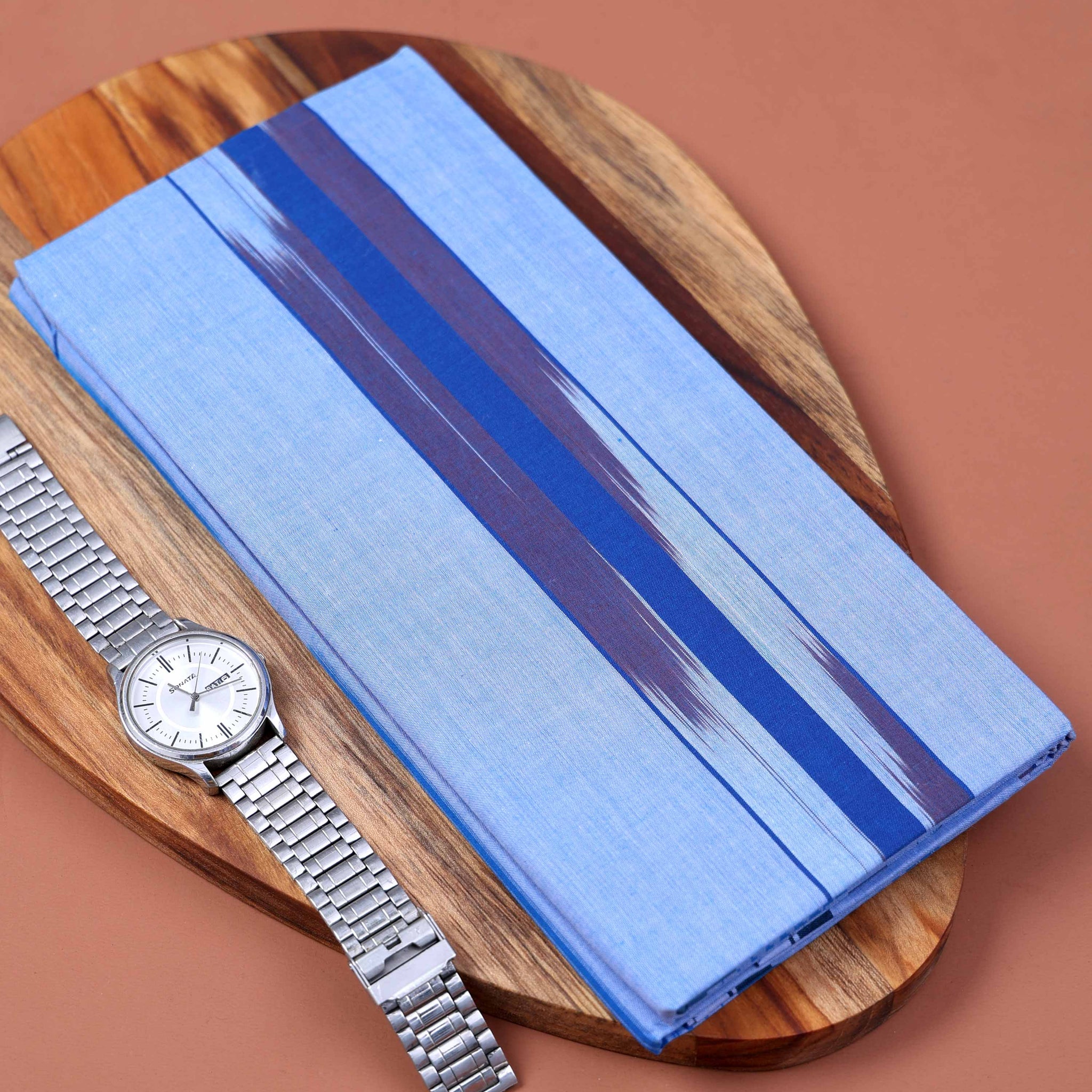 Kibs Brand Men's Premium Cotton Striped 2.20 Meter Stitched Lungi - Multi