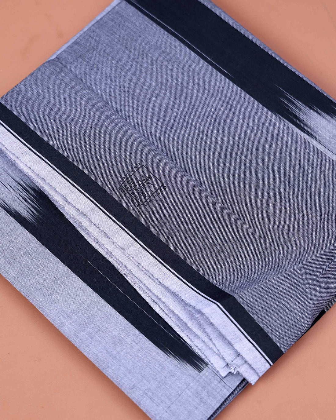 Kibs Brand Men's Premium Cotton Solid Design 2.20 Meter Stitched Lungi - Grey