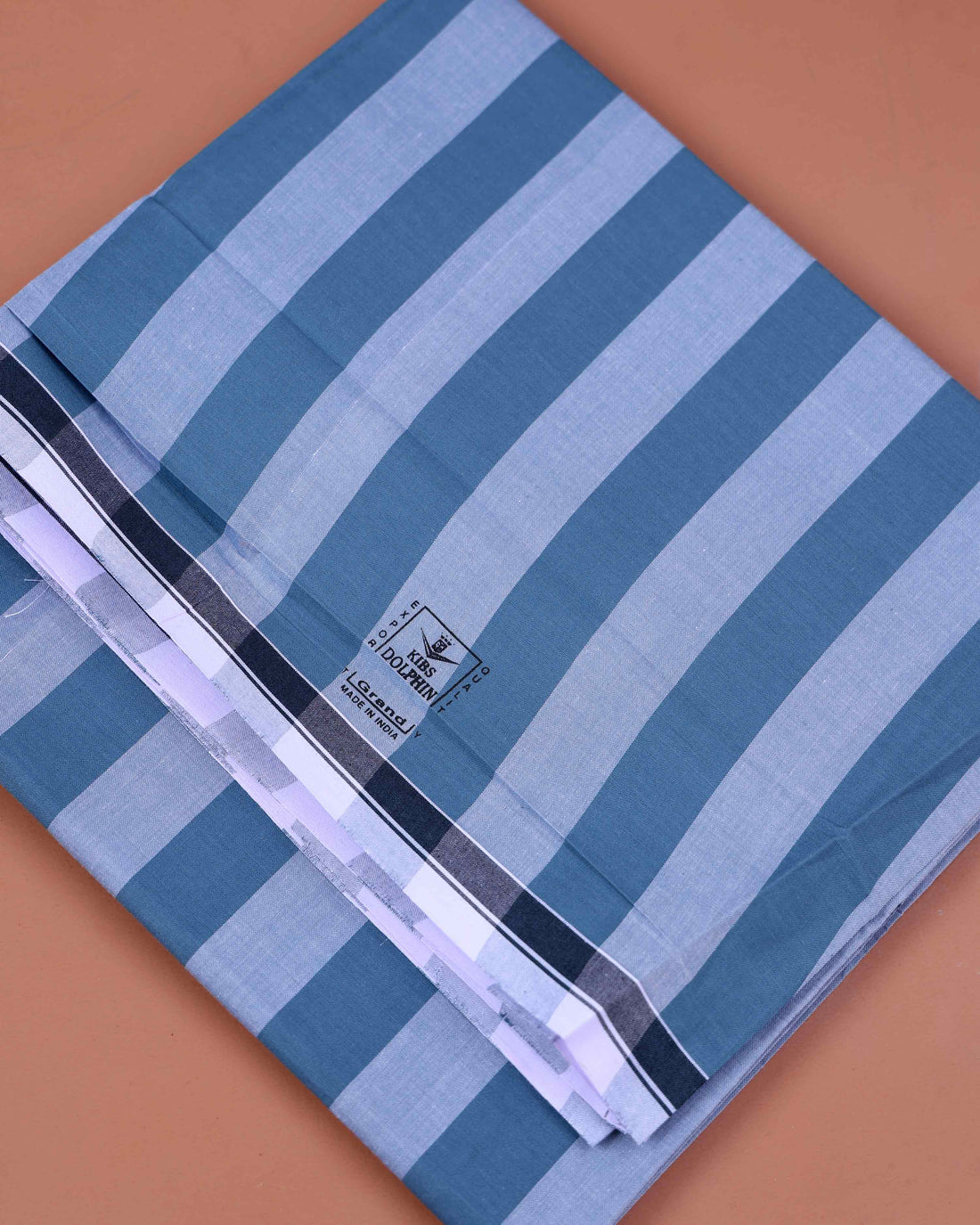 Kibs Brand Men's Premium Cotton Striped 2.20 Meter Stitched Lungi - Multi