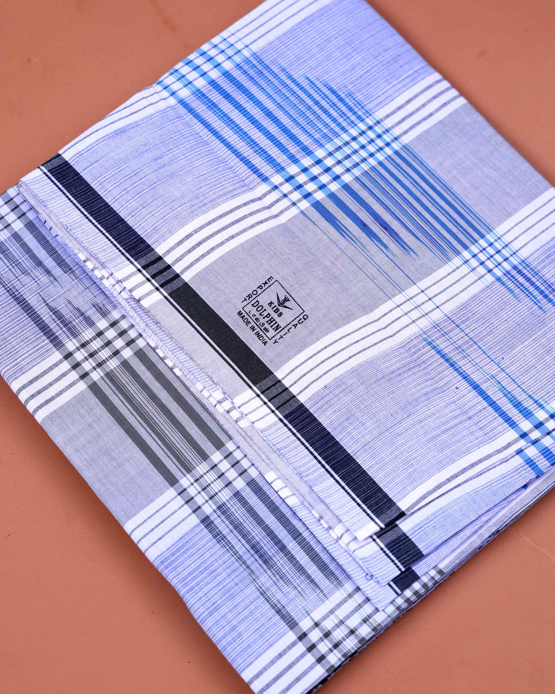 Kibs Brand Men's Premium Cotton Striped 2.20 Meter Stitched Lungi - Multi