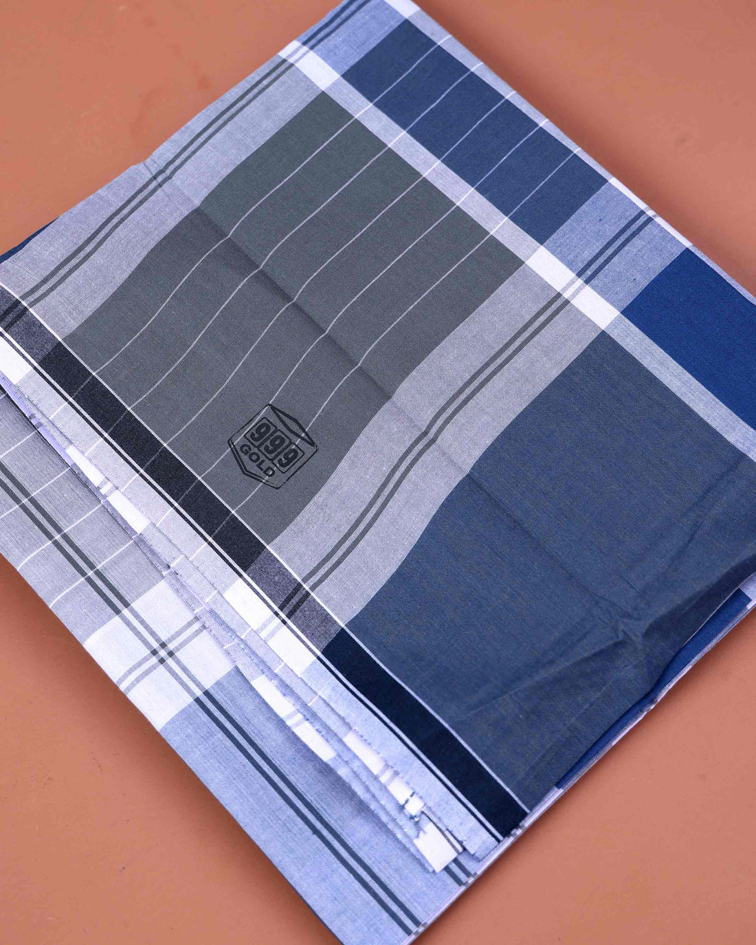 999 Brand Men's Premium Cotton Striped 2.10 Meter Stitched Lungi - Multi