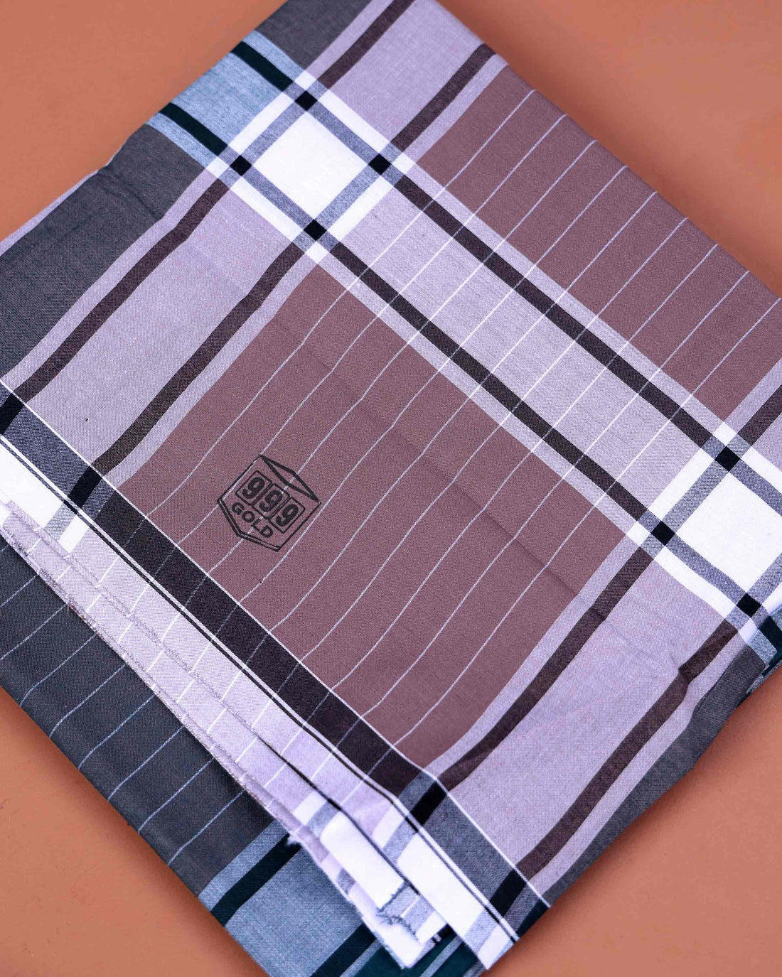 999 Brand Men's Premium Cotton Striped 2.10 Meter Stitched Lungi - Multi