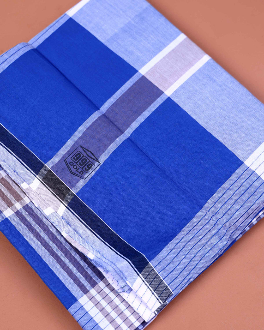 999 Brand Men's Premium Cotton Striped  2.10 Meter Stitched Lungi - Multi