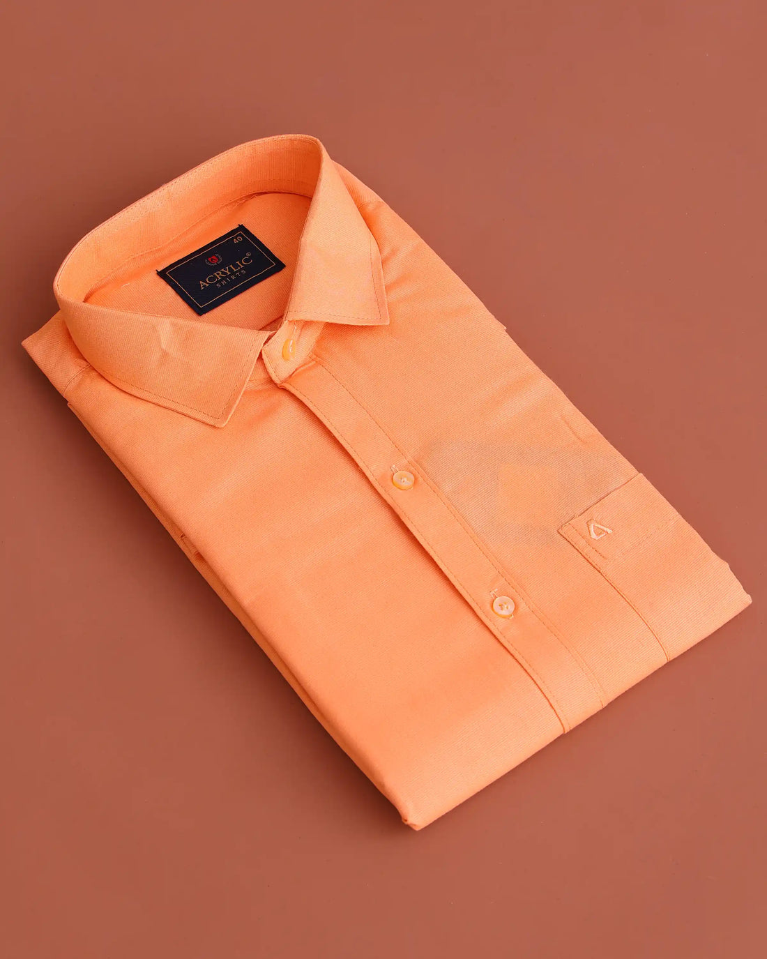 Traditional Couple Combo Gift Set with Men’s Shirt & Dhoti Set and Elegant Litchi Silk Saree - Orange