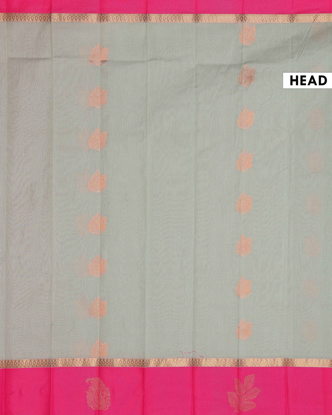 Elegant Traditional Elampillai Silk Cotton Saree with Zari Accent Edging - Green