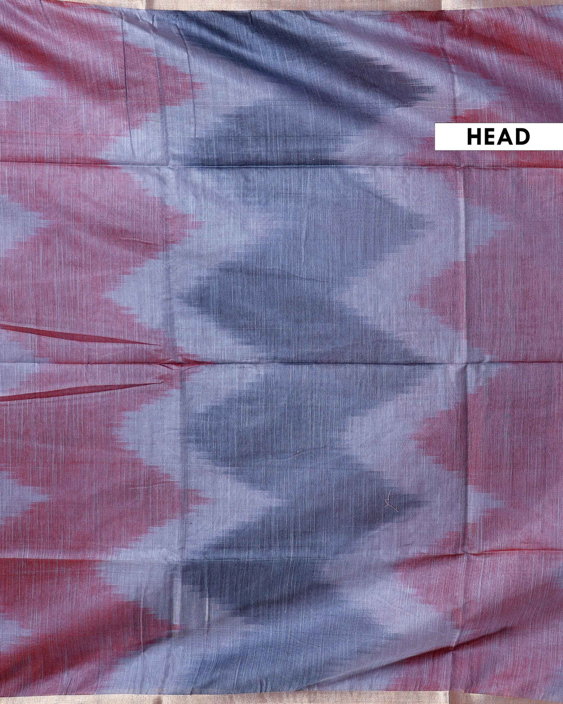 Elegant Semi Silk Saree with Abstract Weave & Zari Border - Grey