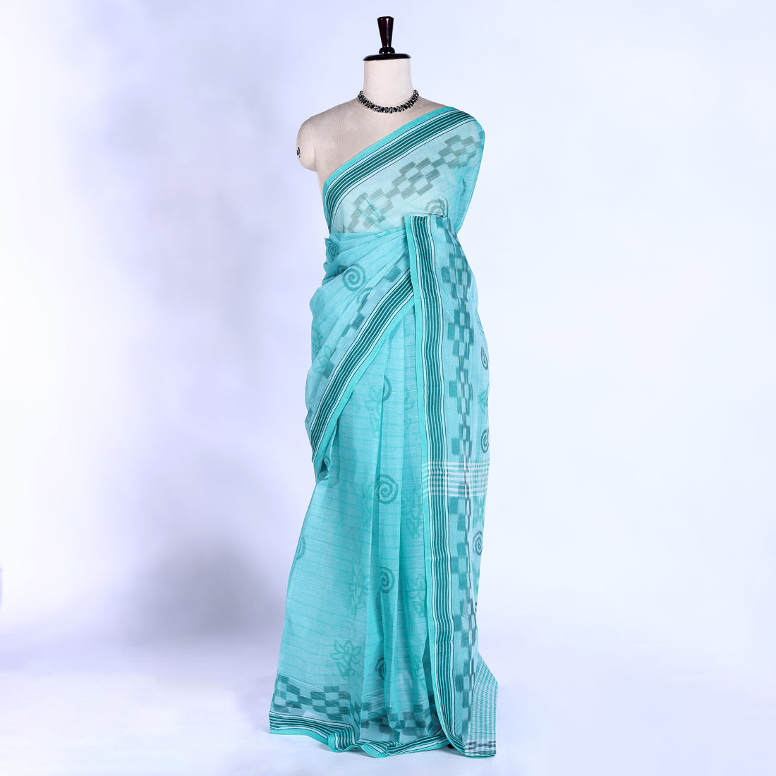 Bengal Cotton Saree For Women | Daily Office Wear Summer Collection | Jeyachandran - Full View