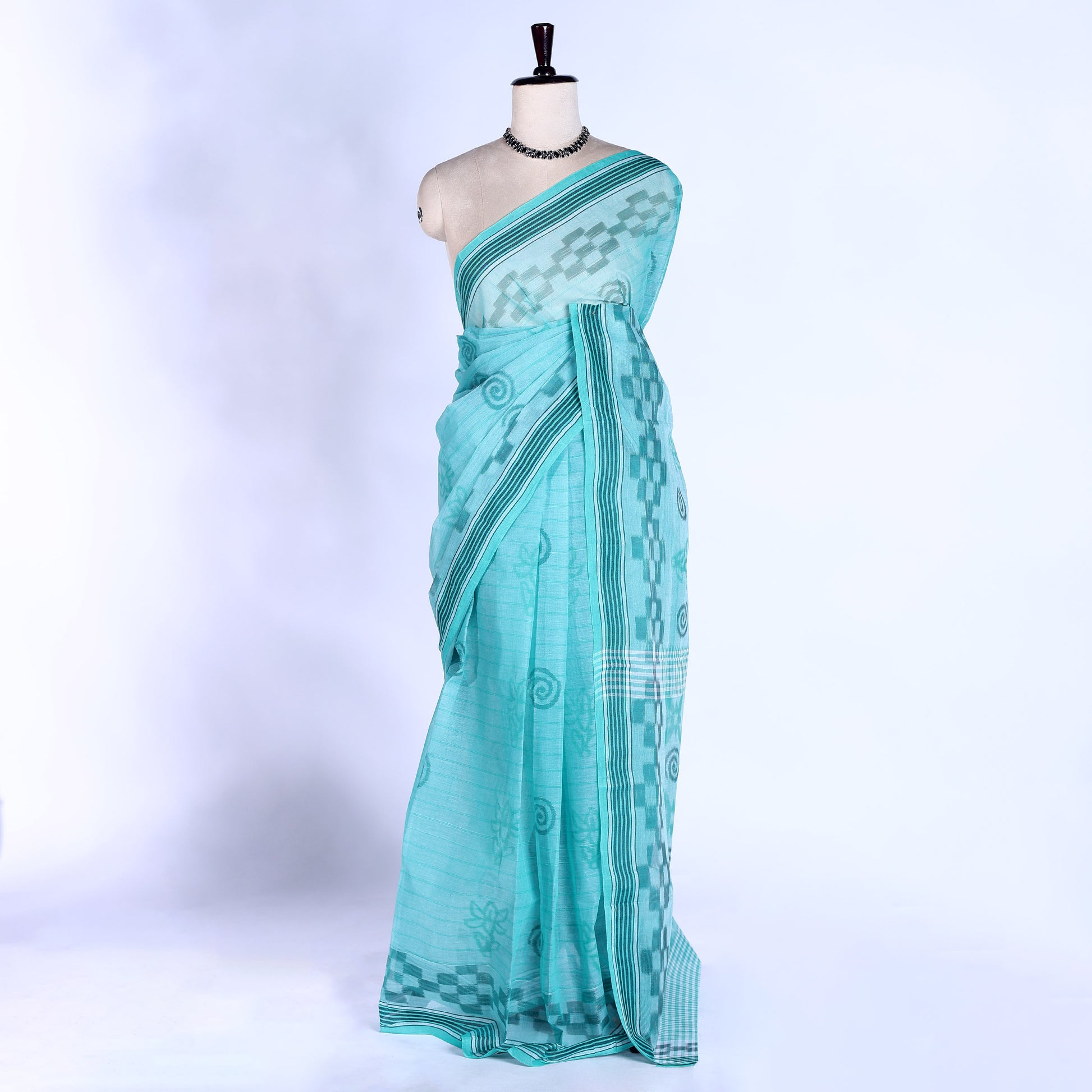 Bengal Cotton Saree For Women | Daily Office Wear Summer Collection | Jeyachandran - Full View