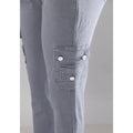 Buy Women Grey Jogger Cargo Jeans
