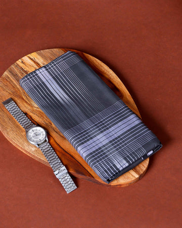 Nandu Brand Men's Premium Cotton Striped Lungi Stitched - Multi