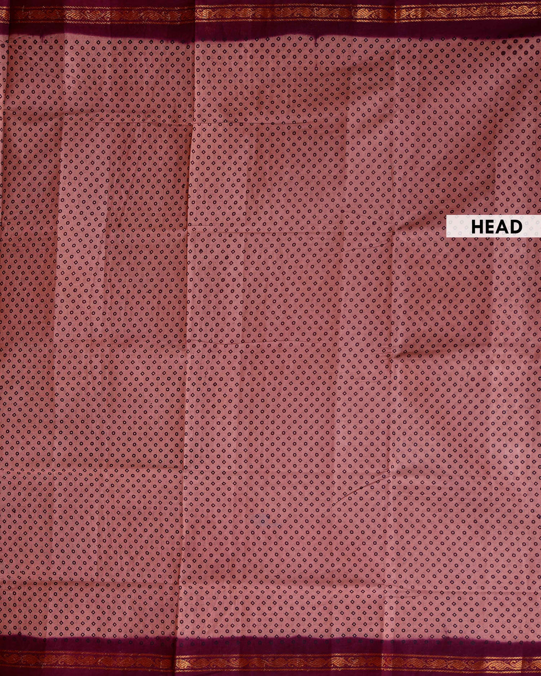 Elegant Sungudi Cotton Saree with Traditional Bandhani Inspired Print -  Light Pink