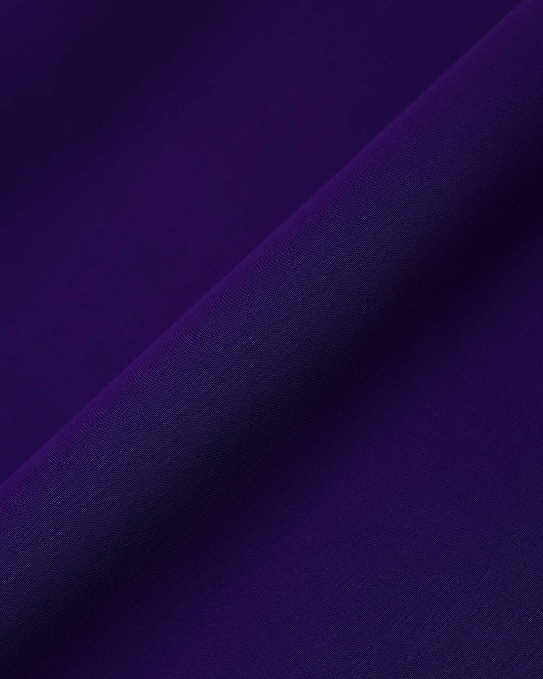 Traditional Women’s Cotton 1 Meter Blouse Material with Smooth Plain Weave - Dark Purple