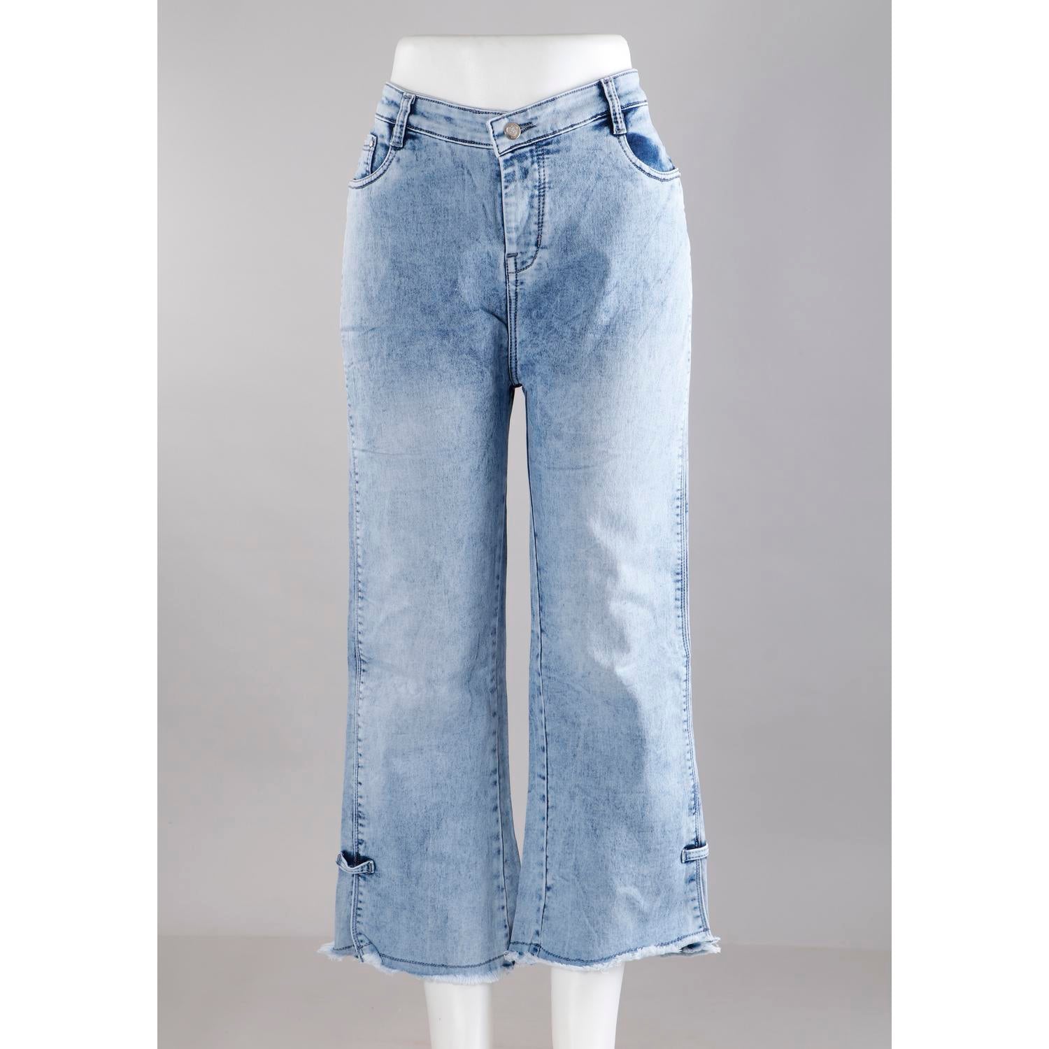 Women Blue Mom Fit Jeans
