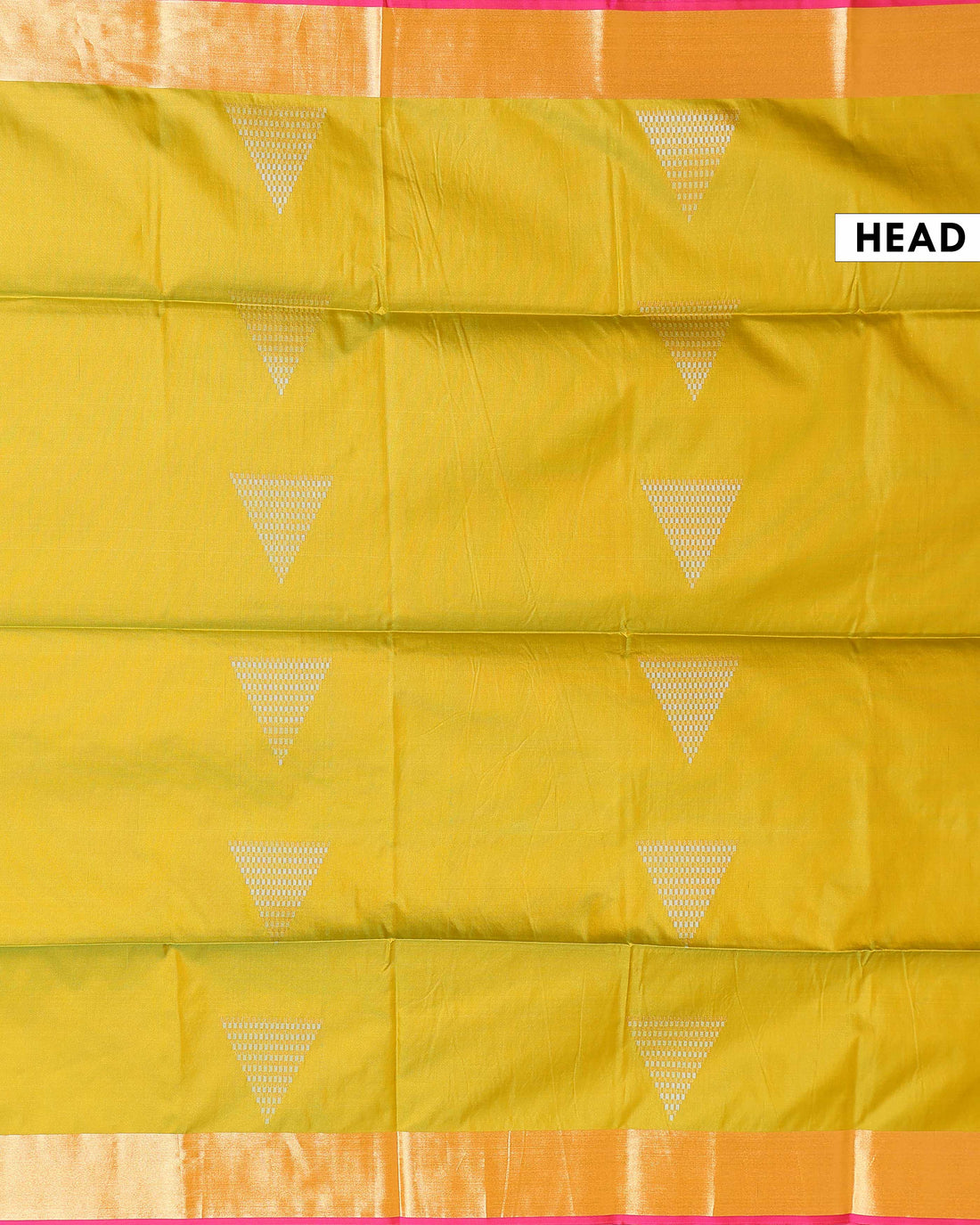 Ethnic Thread Design Soft Silk Saree - Yellow