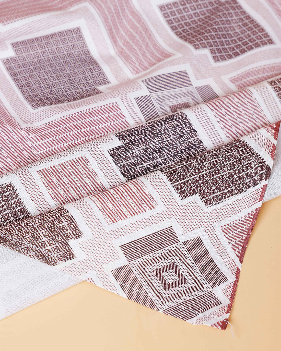 Modern Geometric Cotton Single Bed Cover with Pillow Cover