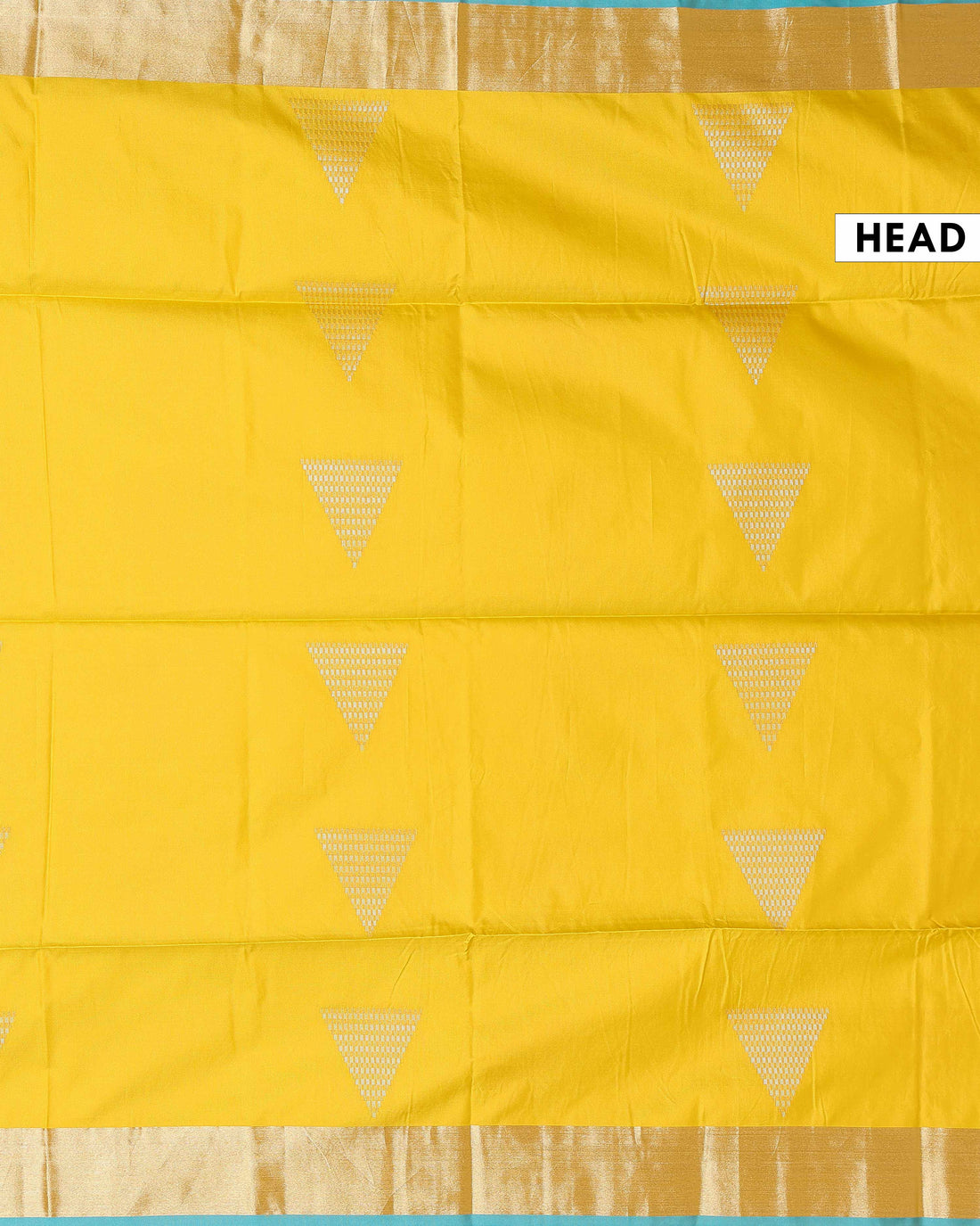 Ethnic Thread Design Soft Silk Saree - Yellow