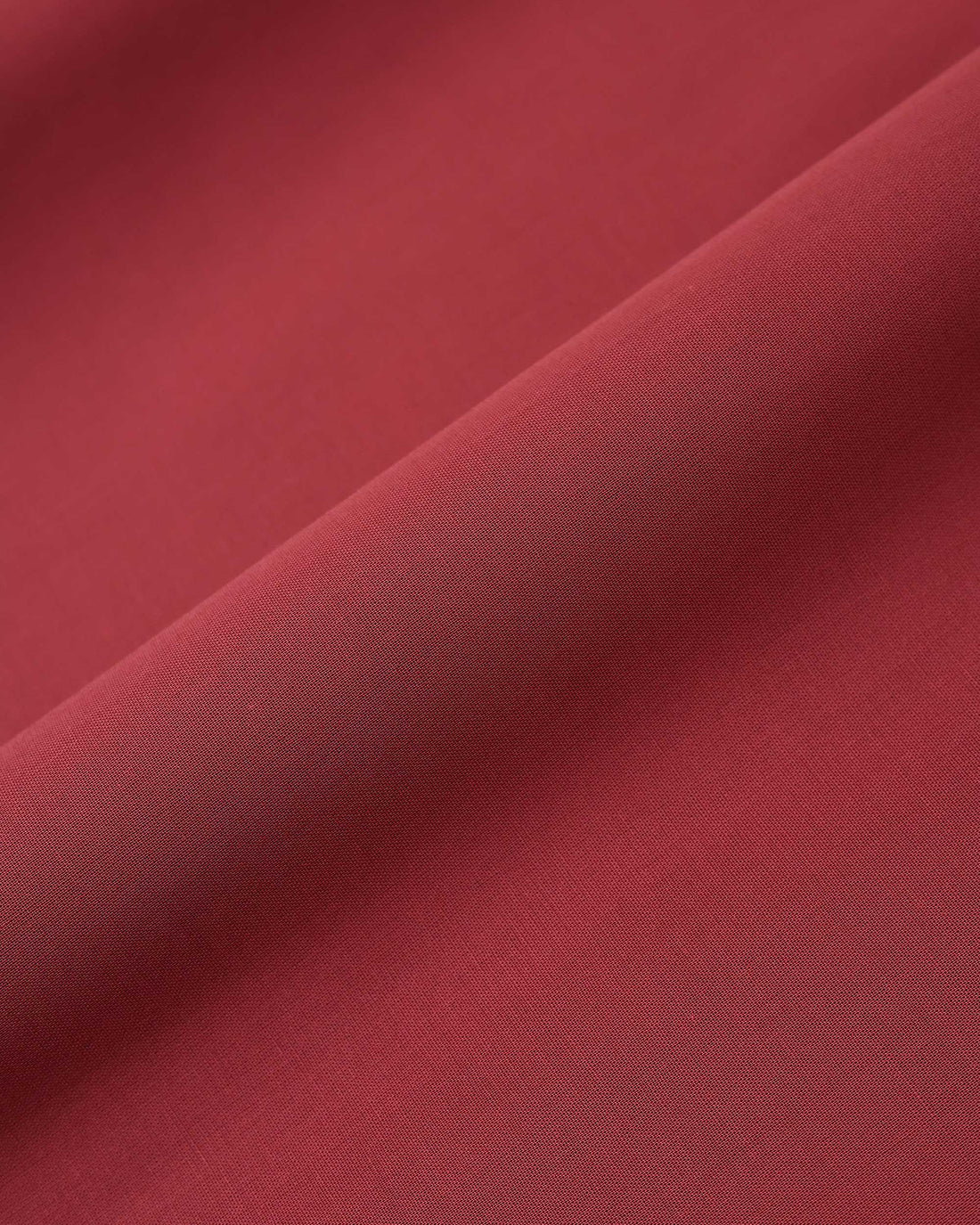 Traditional Women’s Cotton 1 Meter Blouse Material with Smooth Plain Weave - Brick Red