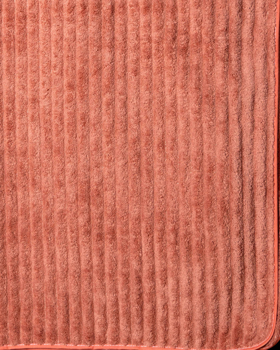 Modern Textured Corduroy-Style Towel - Brown