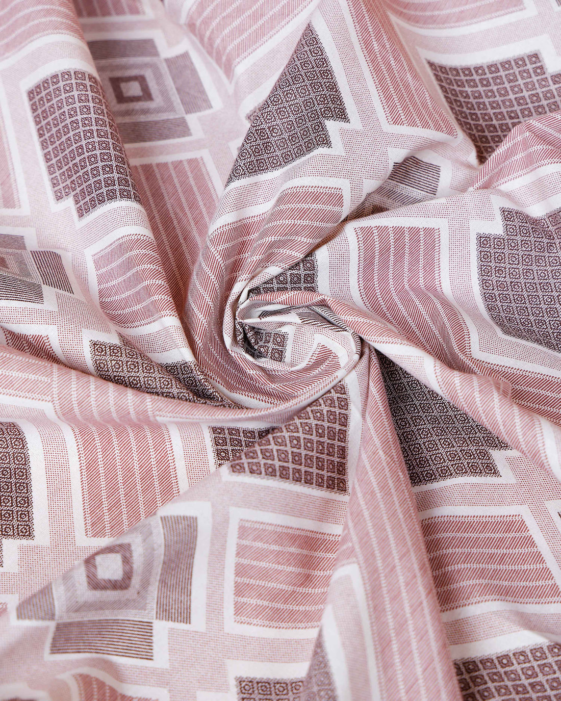 Modern Geometric Cotton Single Bed Cover with Pillow Cover