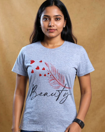 Women's Graphic T-Shirt - Grey