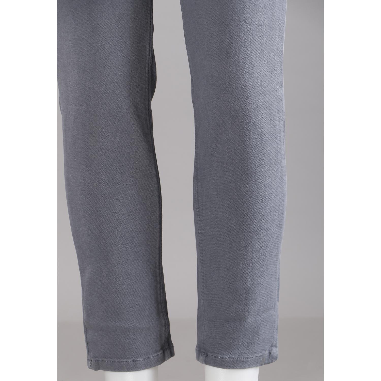 Shop Women Grey Pencil Cut  Button Jeans
