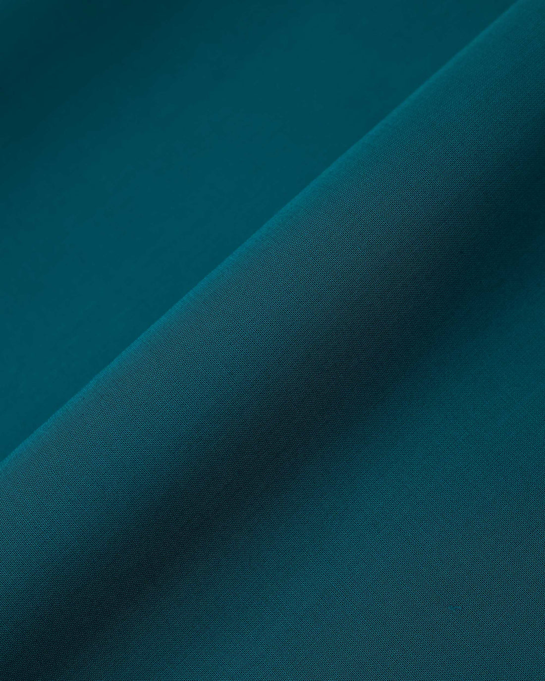 Traditional Women’s Cotton 1 Meter Blouse Material with Smooth Plain Weave - Teal