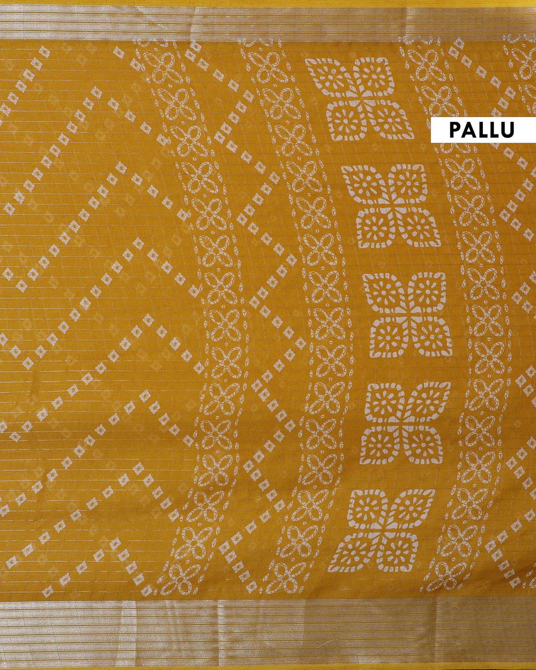 Elegant Dola Silk Saree with Bandhani Print Saree - Yellow