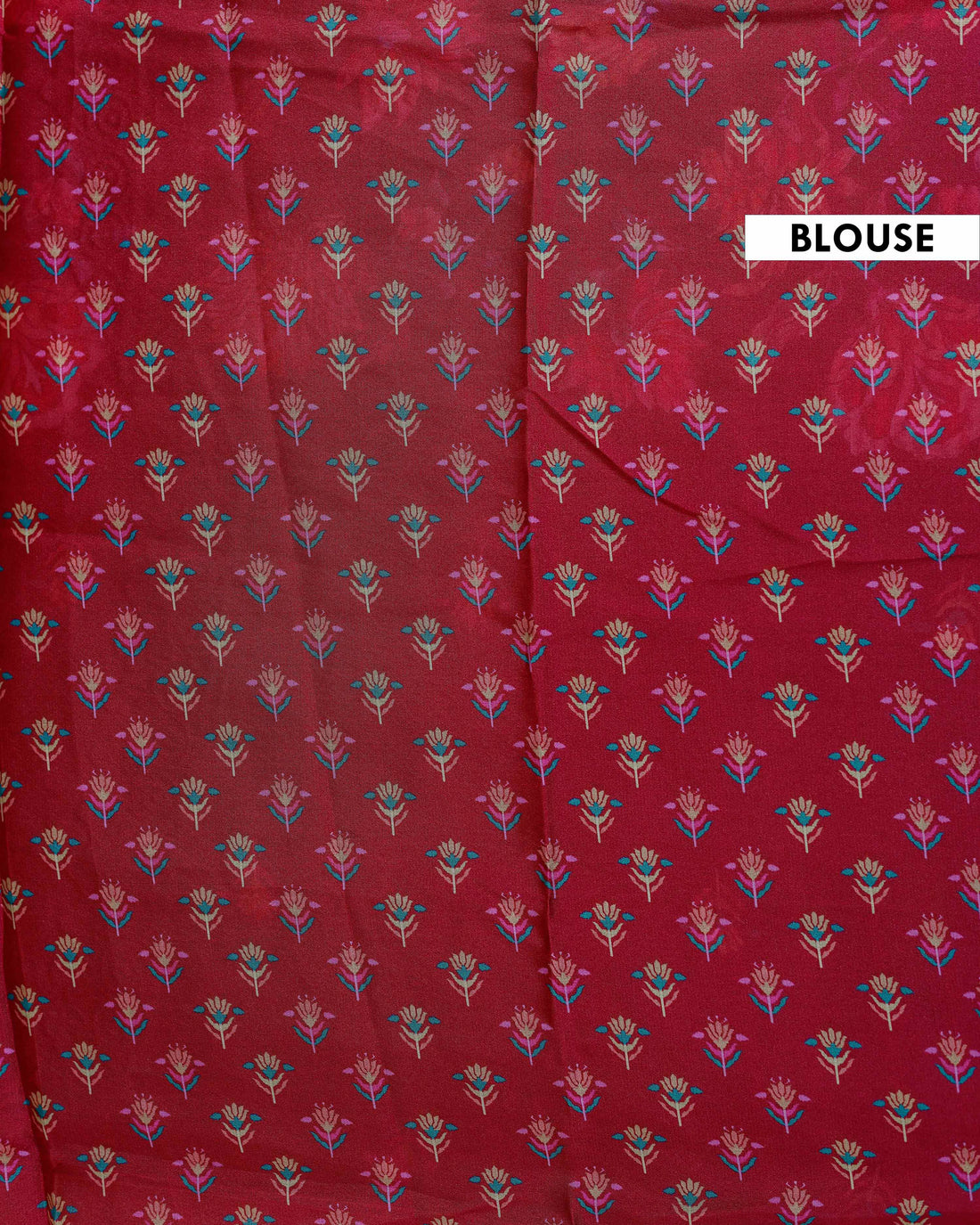 Elegant Georgette Saree with Intricate Floral Embroidery and Traditional Patterned Border - Black