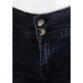 Buy Women Black Mom Fit  Button Jeans Online