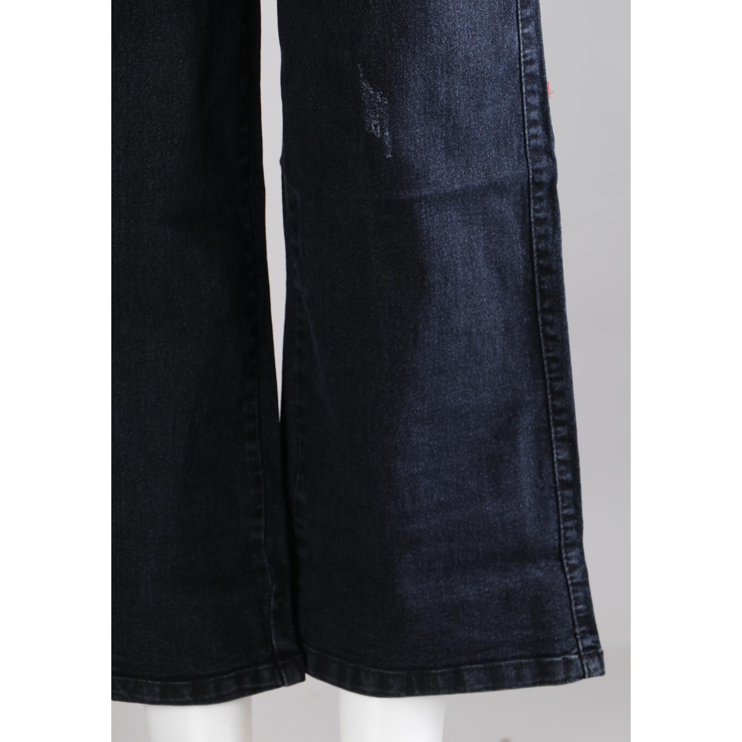 Shop Women Black Mom Fit  Button Jeans
