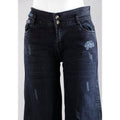Shop Women Black Mom Fit  Button Jeans Online